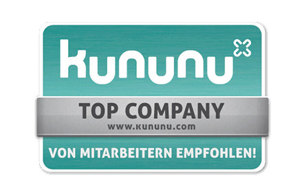 Ratingsiegel von Kununu die WWK ist eine Top Company und wird von Mitarbeitern empfohlen